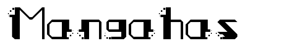 Mangahas font
