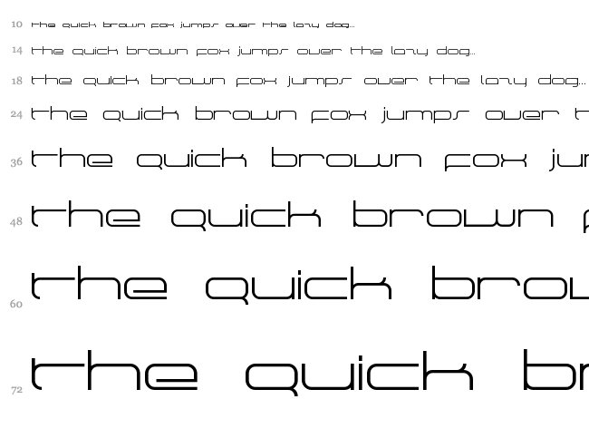 Manu font waterfall