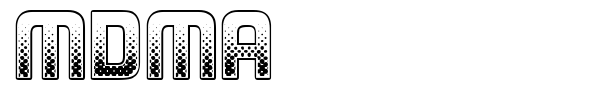 MDMA font