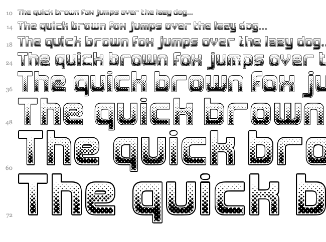 MDMA font waterfall
