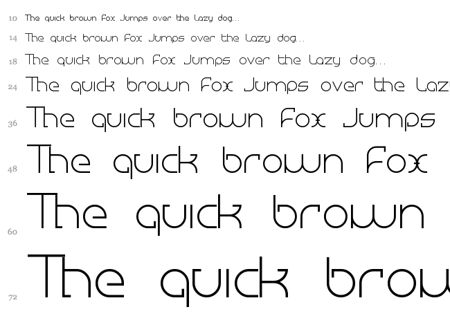 Megalomania font waterfall