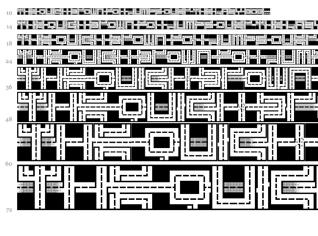 Melancholic Roadeo font waterfall