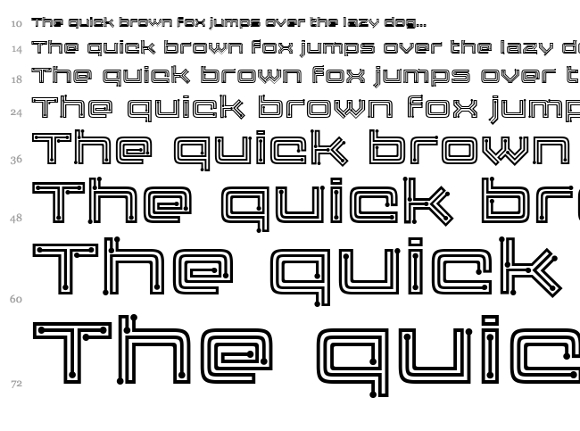 Membra font waterfall