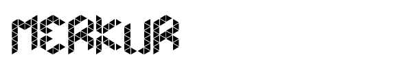Merkur font