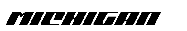 Michigan font
