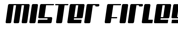 Mister Firley font