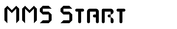 MMS Start font