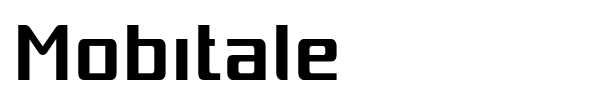 Mobitale font preview
