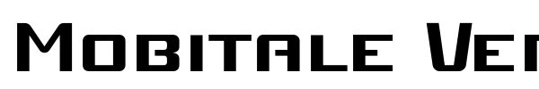 Mobitale Versalete font