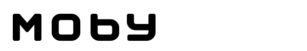 Moby font