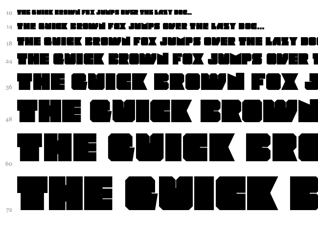 Mod font waterfall