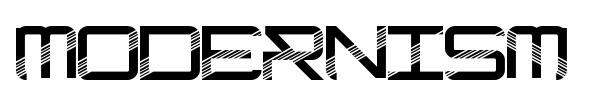 Modernism font preview