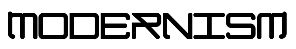 Modernism font preview