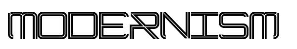 Modernism font preview