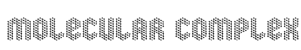 Molecular Complex font