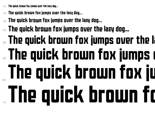 Moshka font waterfall