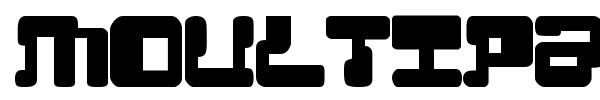 Moultipass 2 font preview