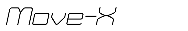 Move-X font