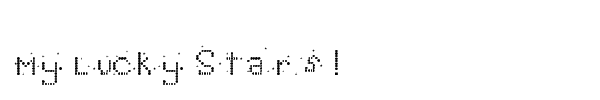 My Lucky Stars! font