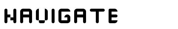 Navigate font