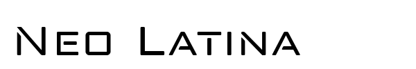 Neo Latina font