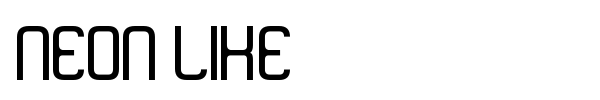 Neon Like font