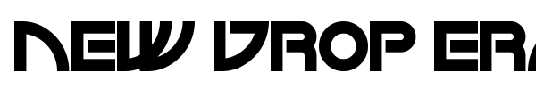 New Drop Era font