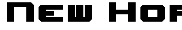 New Horizons font