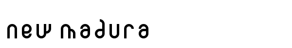 New Madura font
