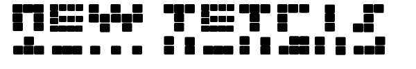 New Tetris font