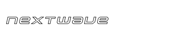 Nextwave font