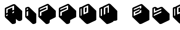 Nippon Blocks font