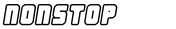 Nonstop font
