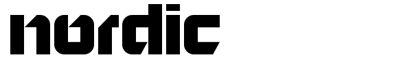 Nordic font