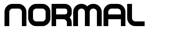 Normal font