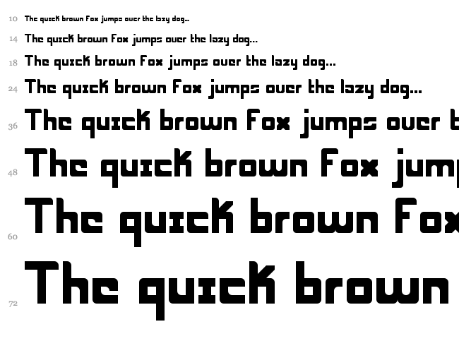 Nucleo MD font waterfall