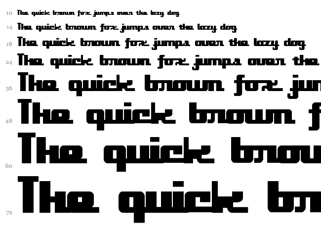 Onakite font waterfall