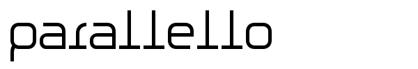 Parallello font