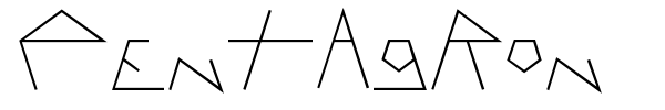 Pentagron font