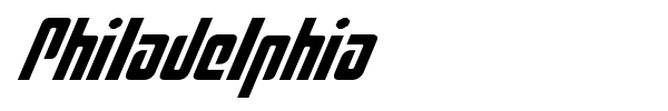 Philadelphia font