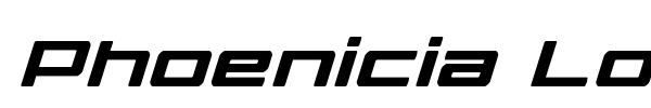 Phoenicia Lower Case font preview