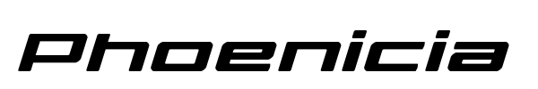 Phoenicia Lower Case font preview