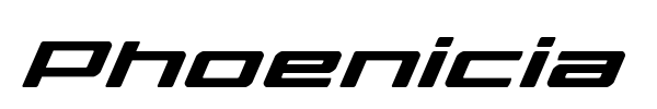 Phoenicia Lower Case font preview
