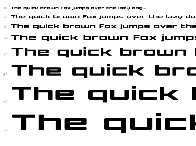 Phoenicia Lower Case font waterfall