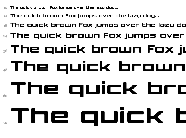 Phoenicia Lower Case font waterfall