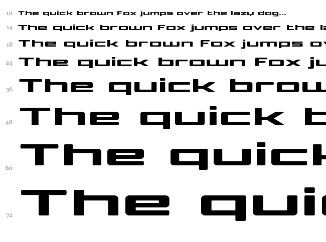 Phoenicia Lower Case font waterfall