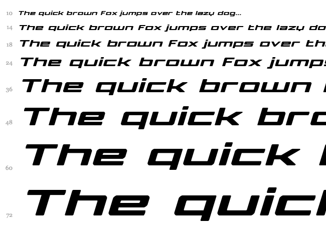 Phoenicia Lower Case font waterfall