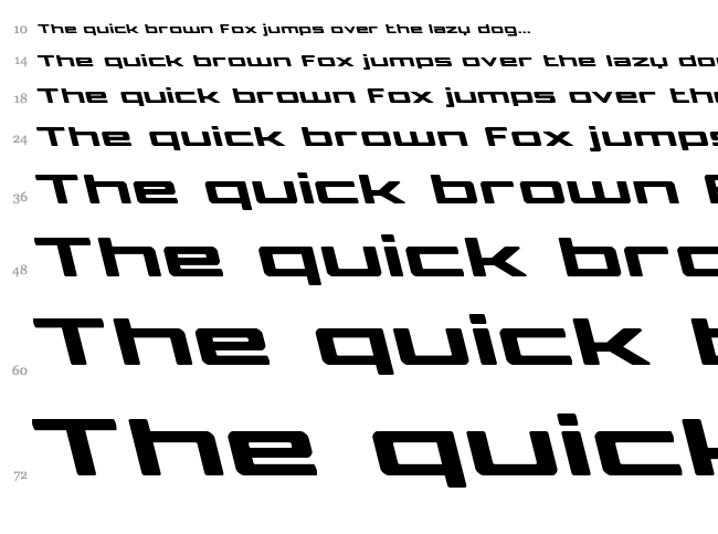 Phoenicia Lower Case font waterfall