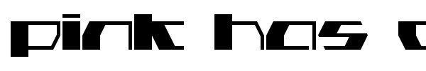 Pink Has Gone Extinct font preview