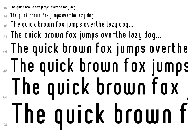 Pixochrome font waterfall